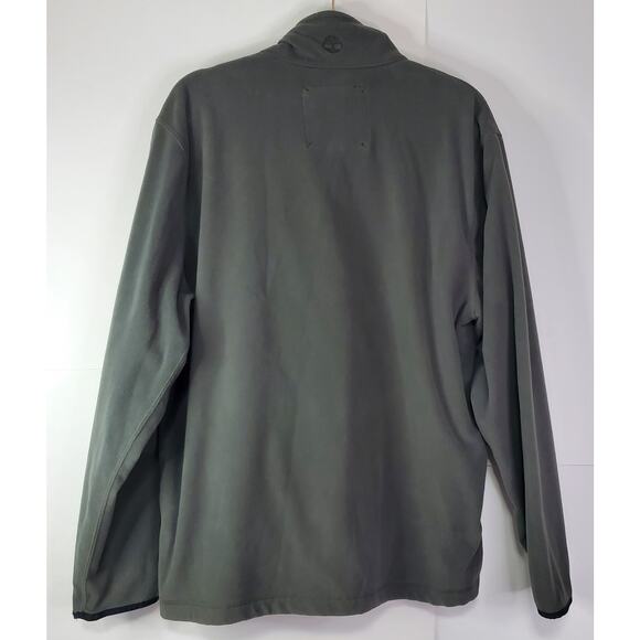 Timberland Men's Large Pullover 1/4 zip Long Sleeve Fleece Utility Pocket - Picture 3 of 7